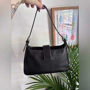 Coach Vintage Y2K Hampton Flap Magnetic Closure Shoulder Bag